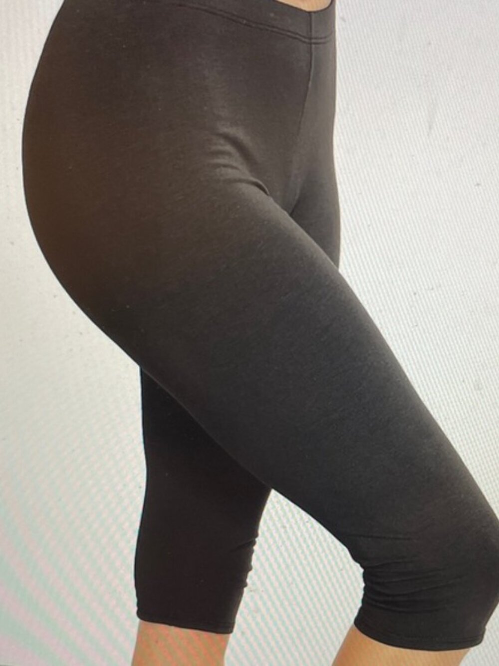 PERFECT STRETCH IS COMFORT WOMEN'S  KNEE-LENGTH LEGGINGS Size XLA